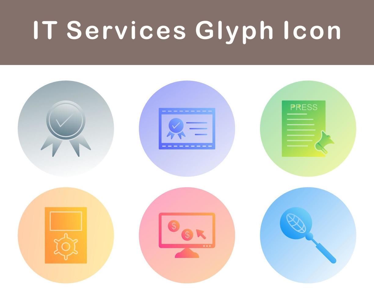 IT Services Vector Icon Set