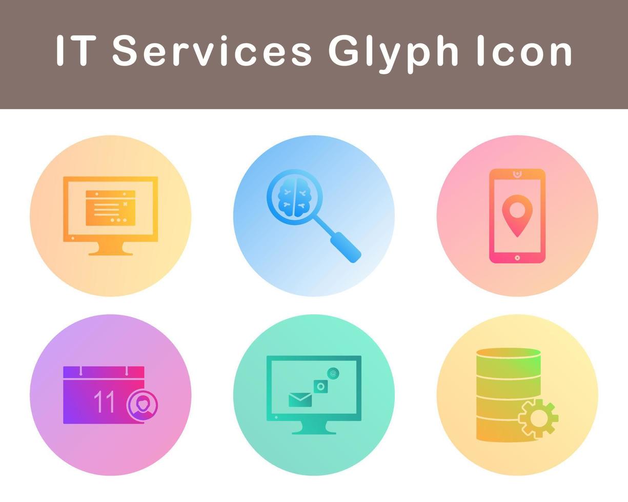 IT Services Vector Icon Set
