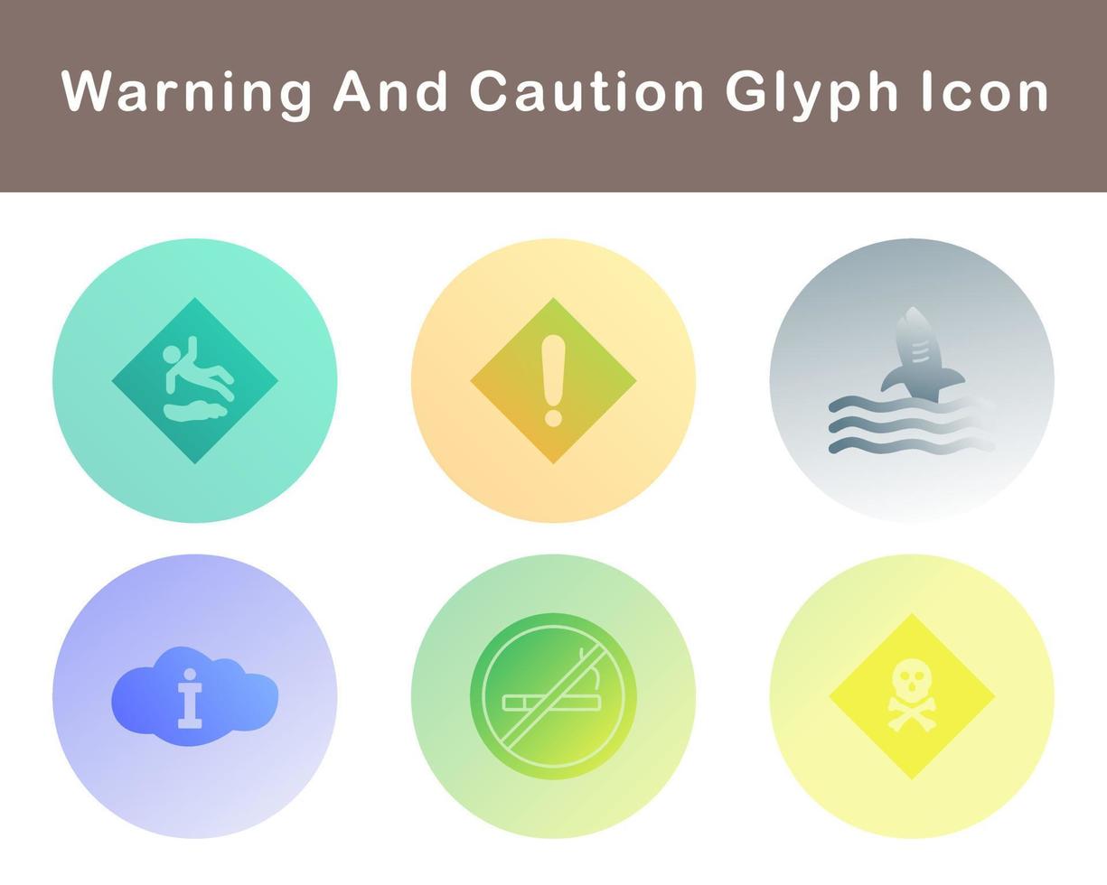 Warning And Caution Vector Icon Set