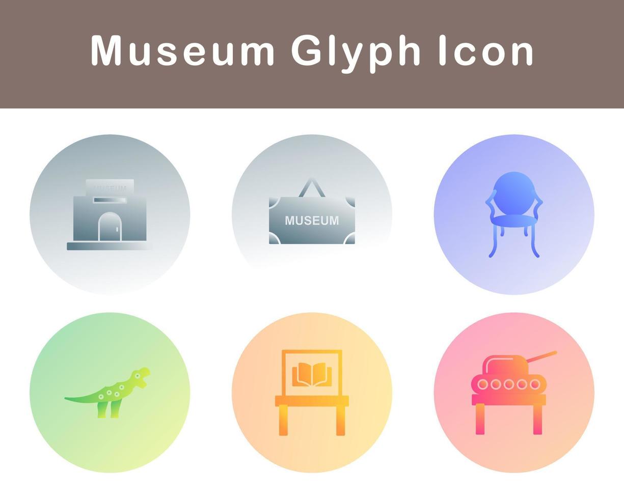 Museum Vector Icon Set