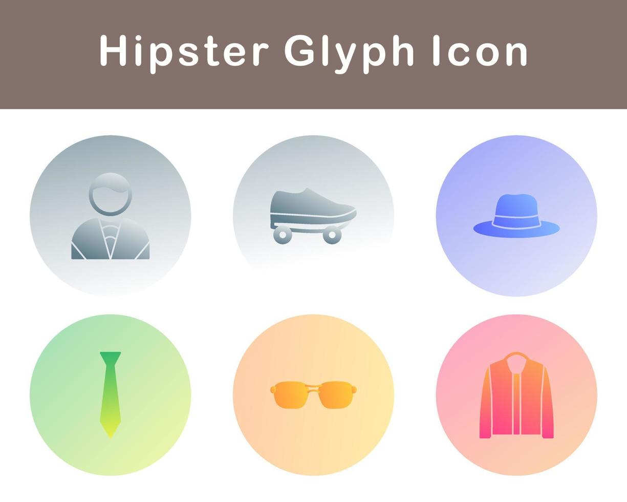 Hipster Vector Icon Set