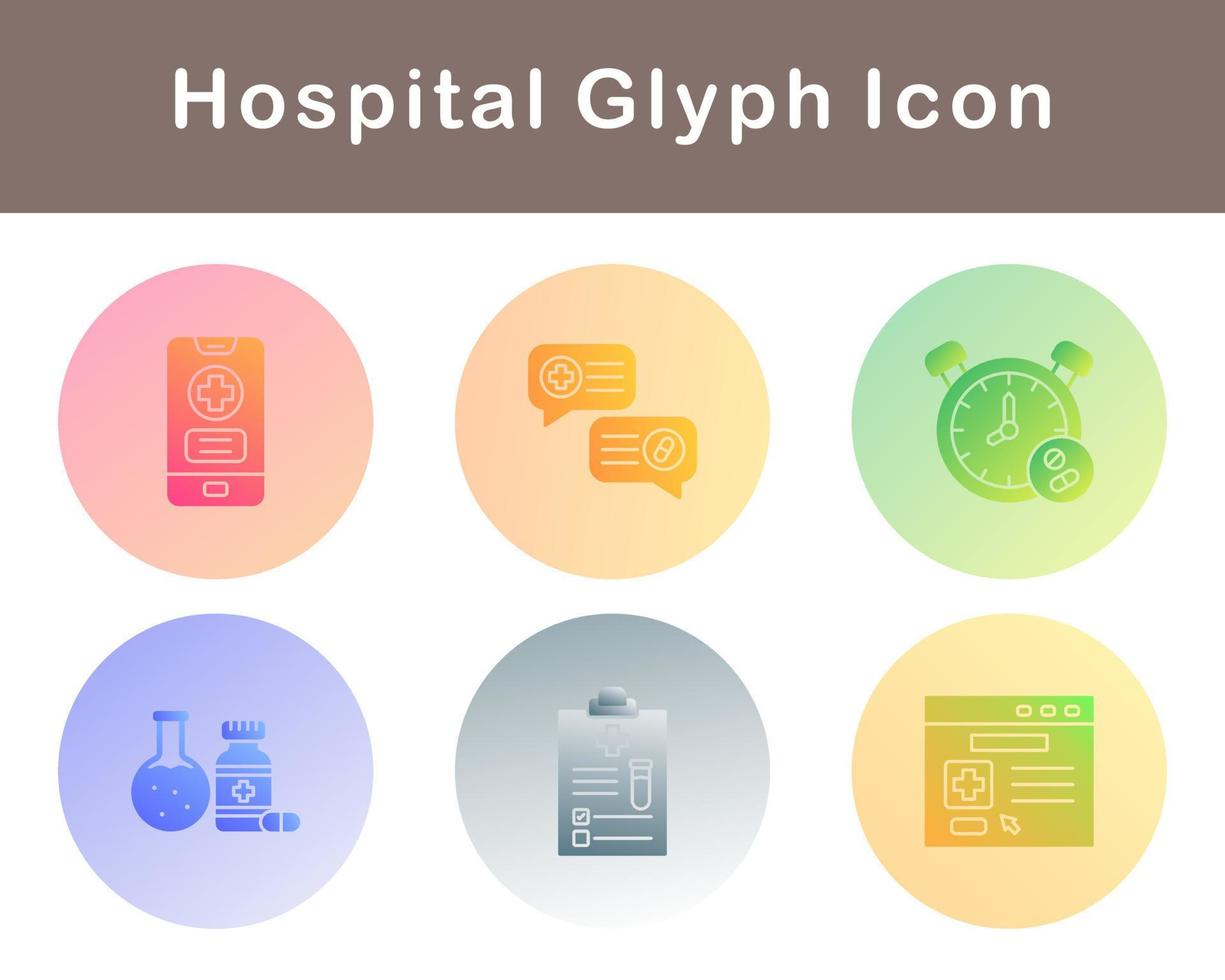 Hospital Vector Icon Set