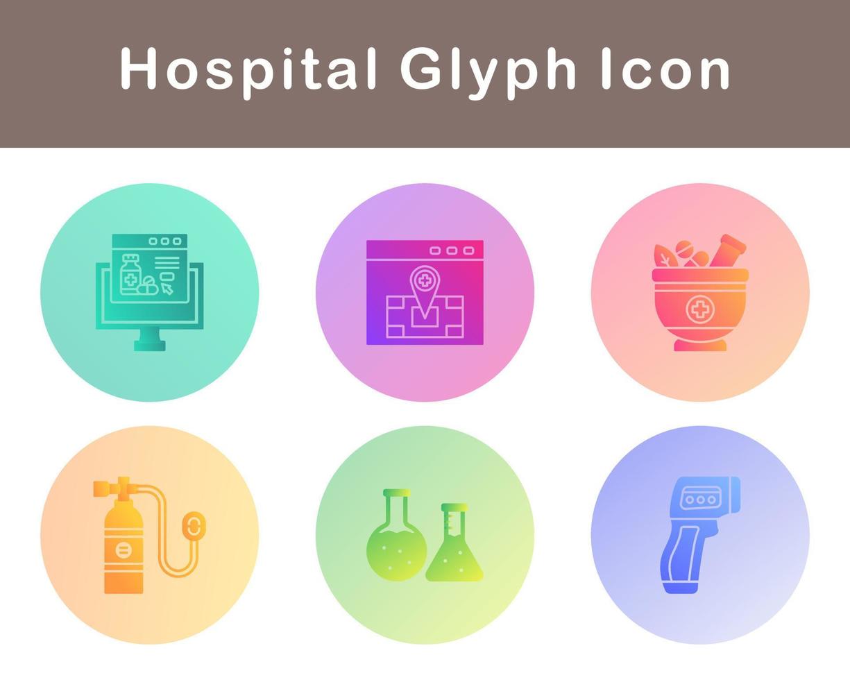 Hospital Vector Icon Set