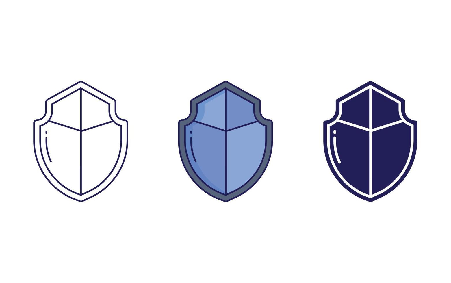 Shield vector vector icon