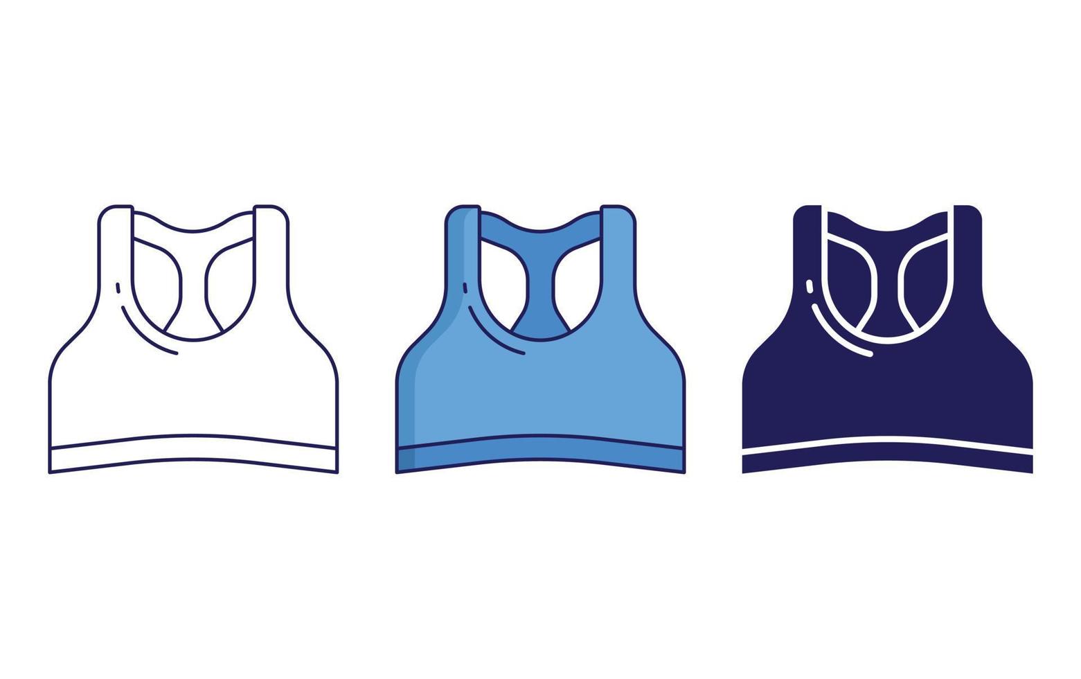 Sport Bra vector icon