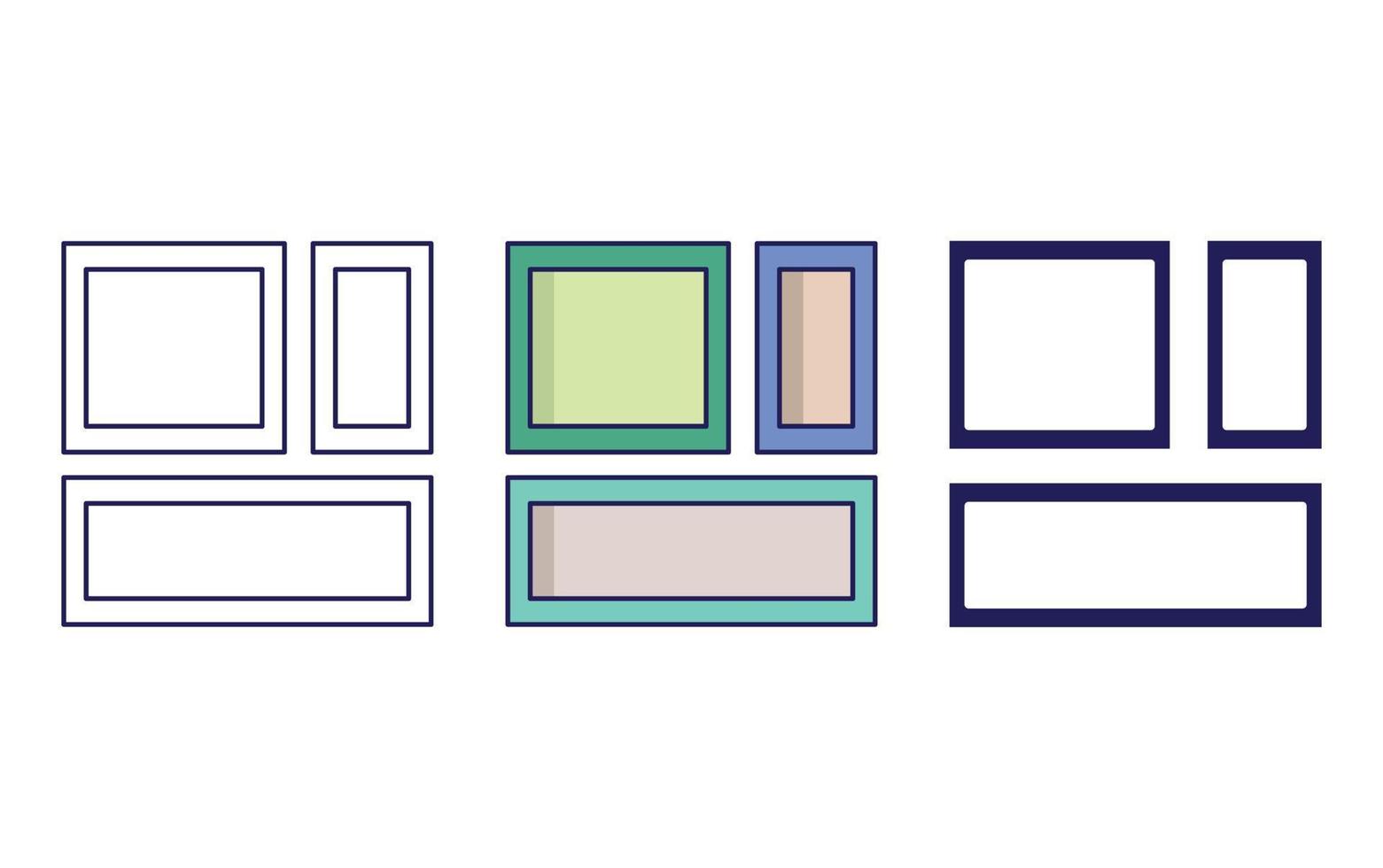 Frame vector icon