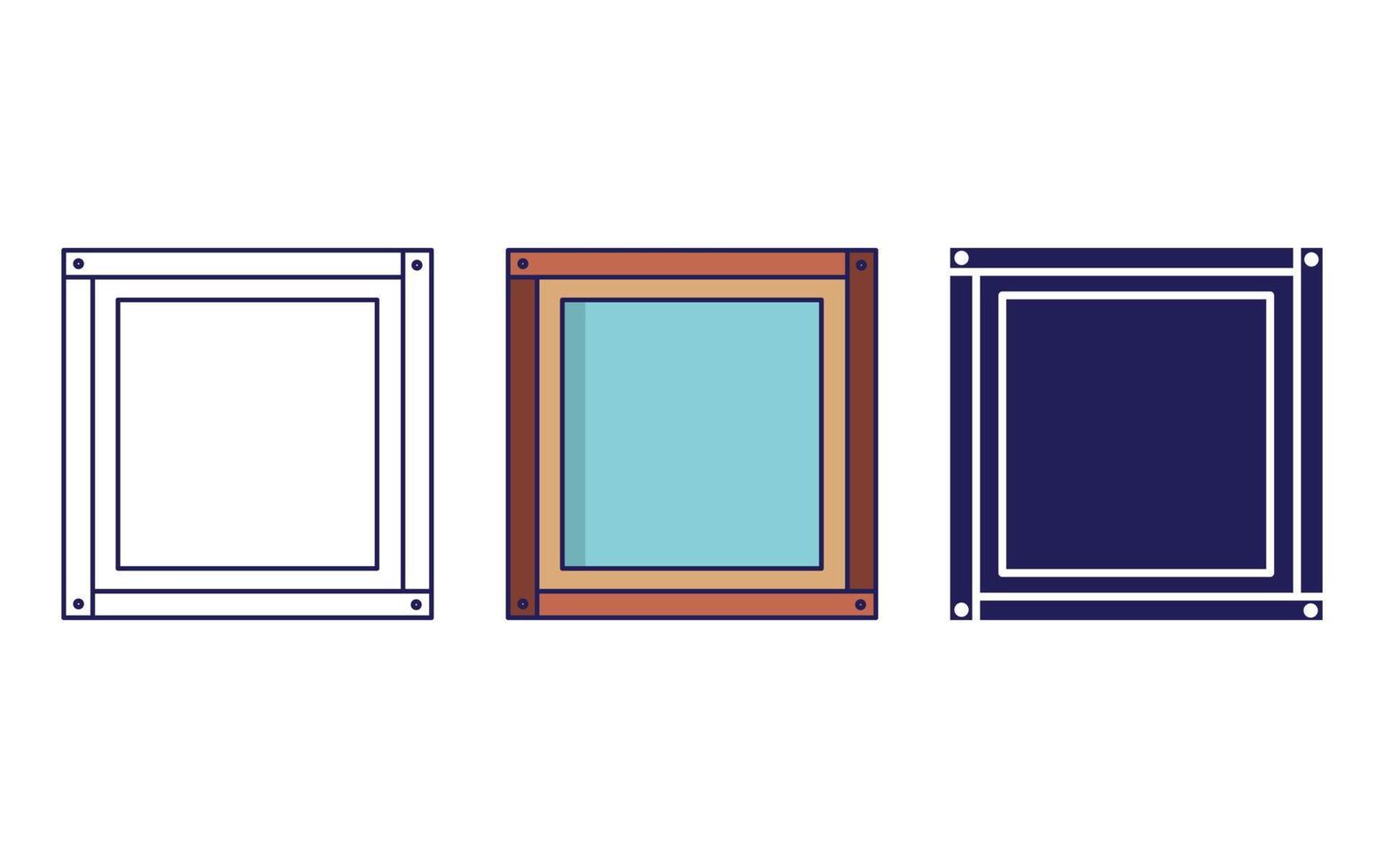 Frame vector icon
