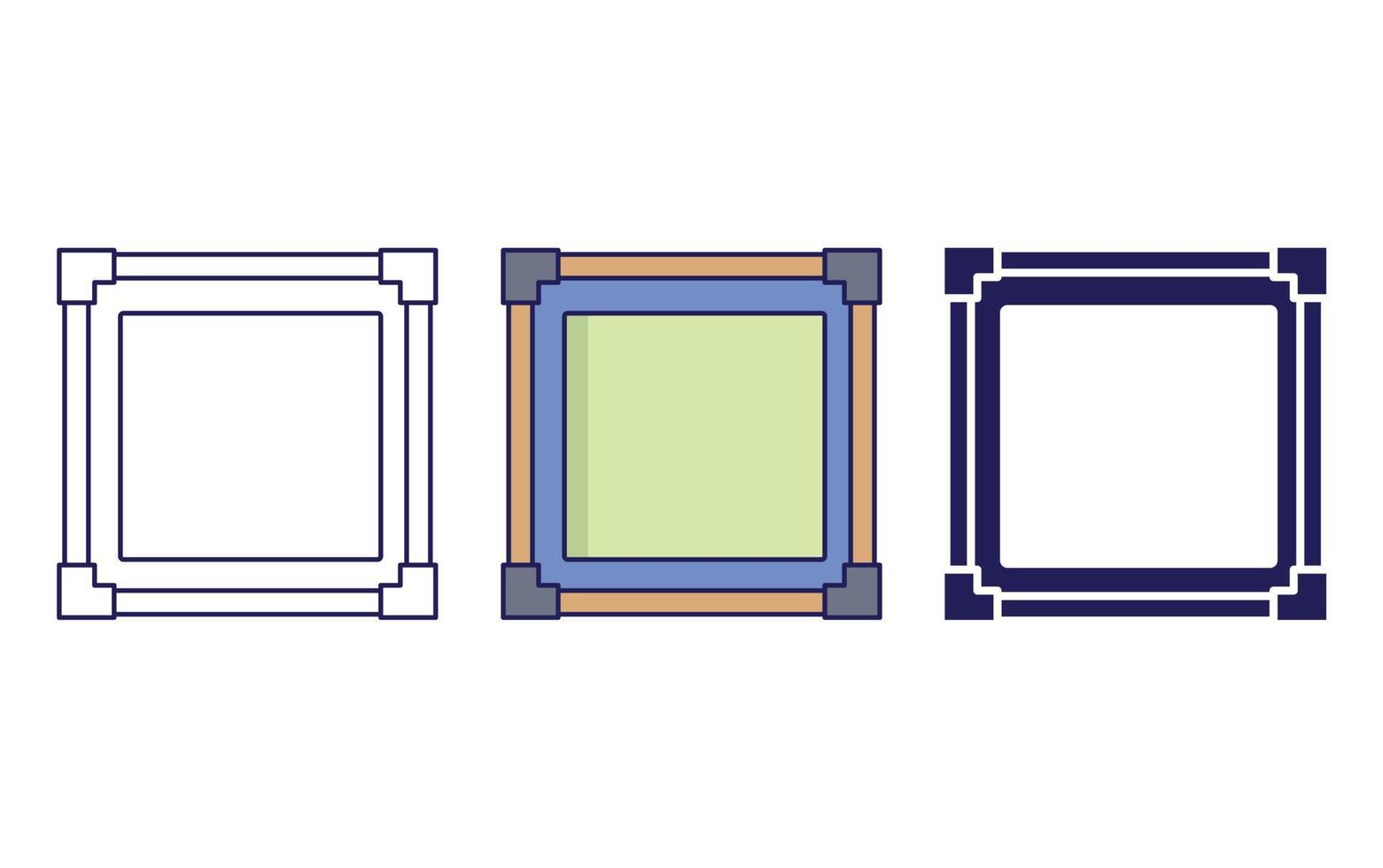 Frame vector icon