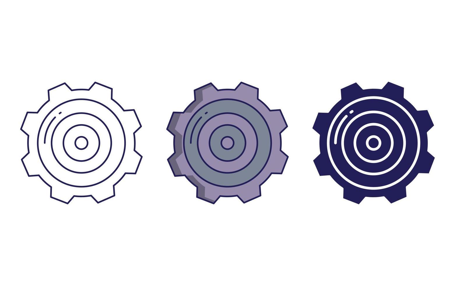 Settings vector vector icon