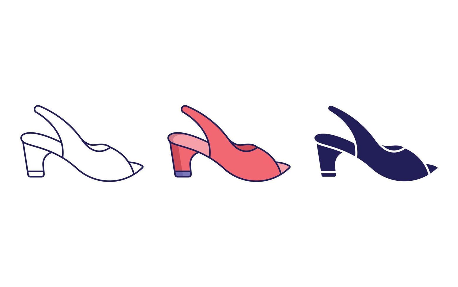 Footwear vector icon