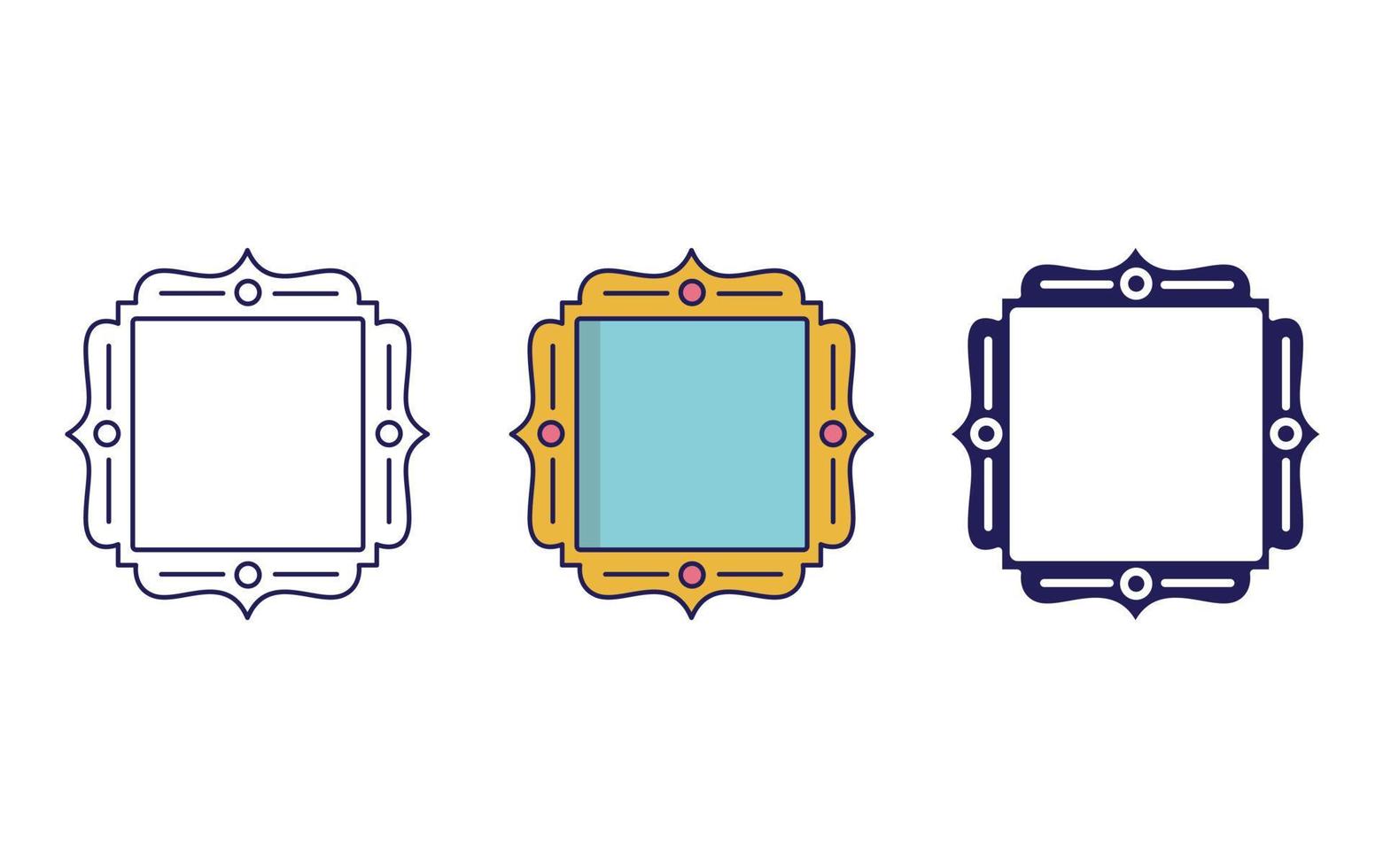 Frame vector icon