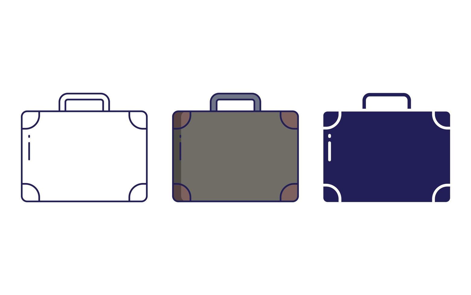 Suitcase vector vector icon