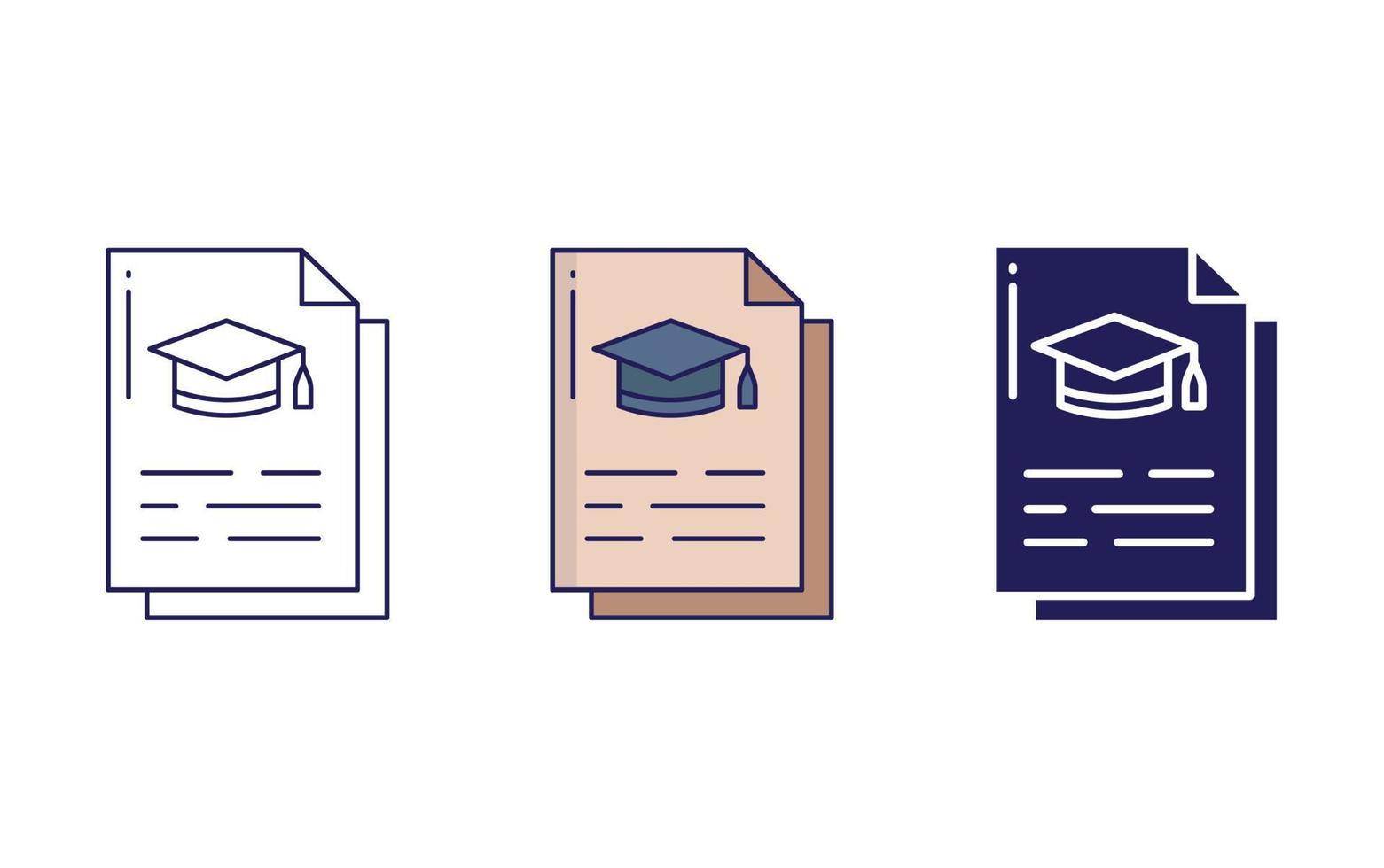 Document vector vector icon