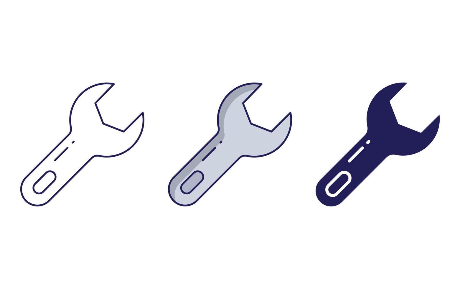 Spanner vector vector icon