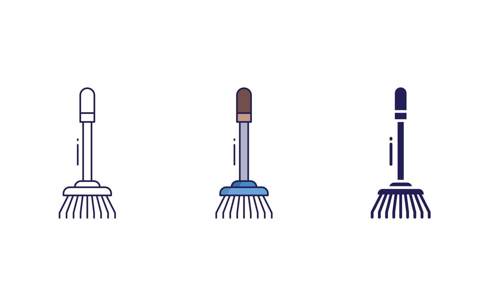 Sweeping vector icon