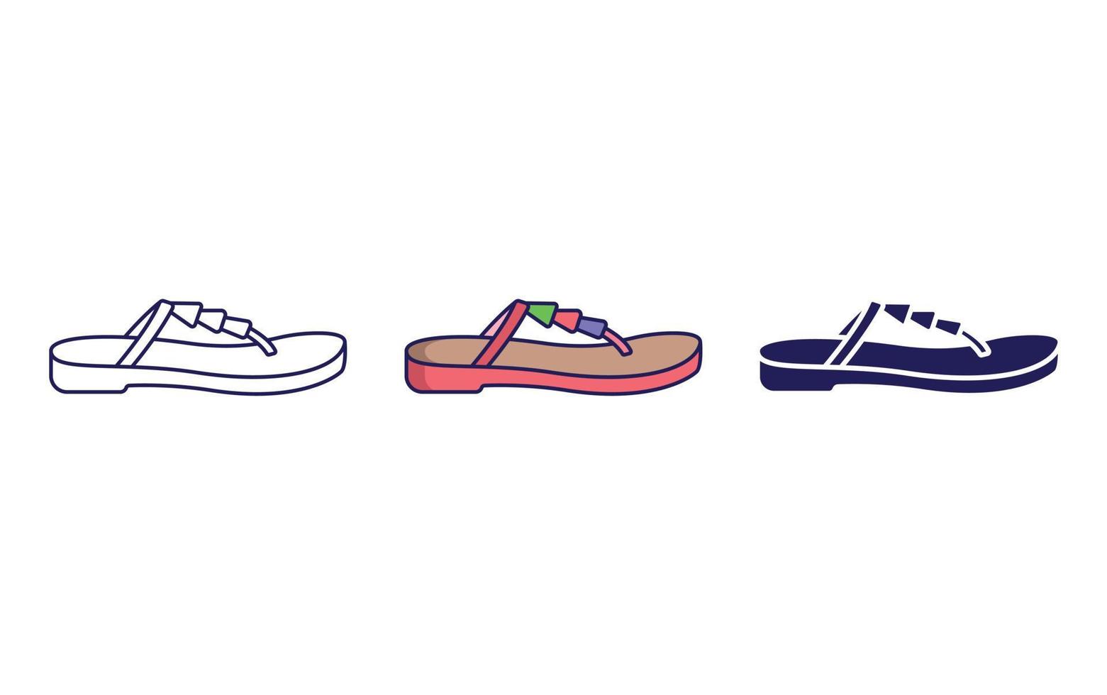 woman Footwear vector icon