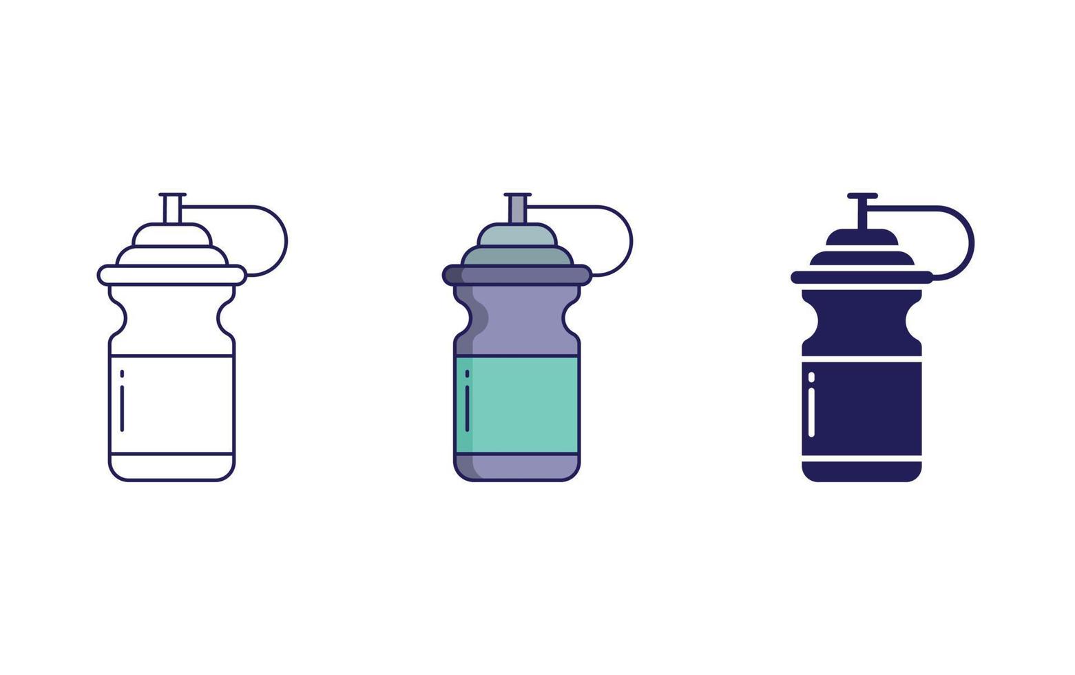 water bottle vector icon