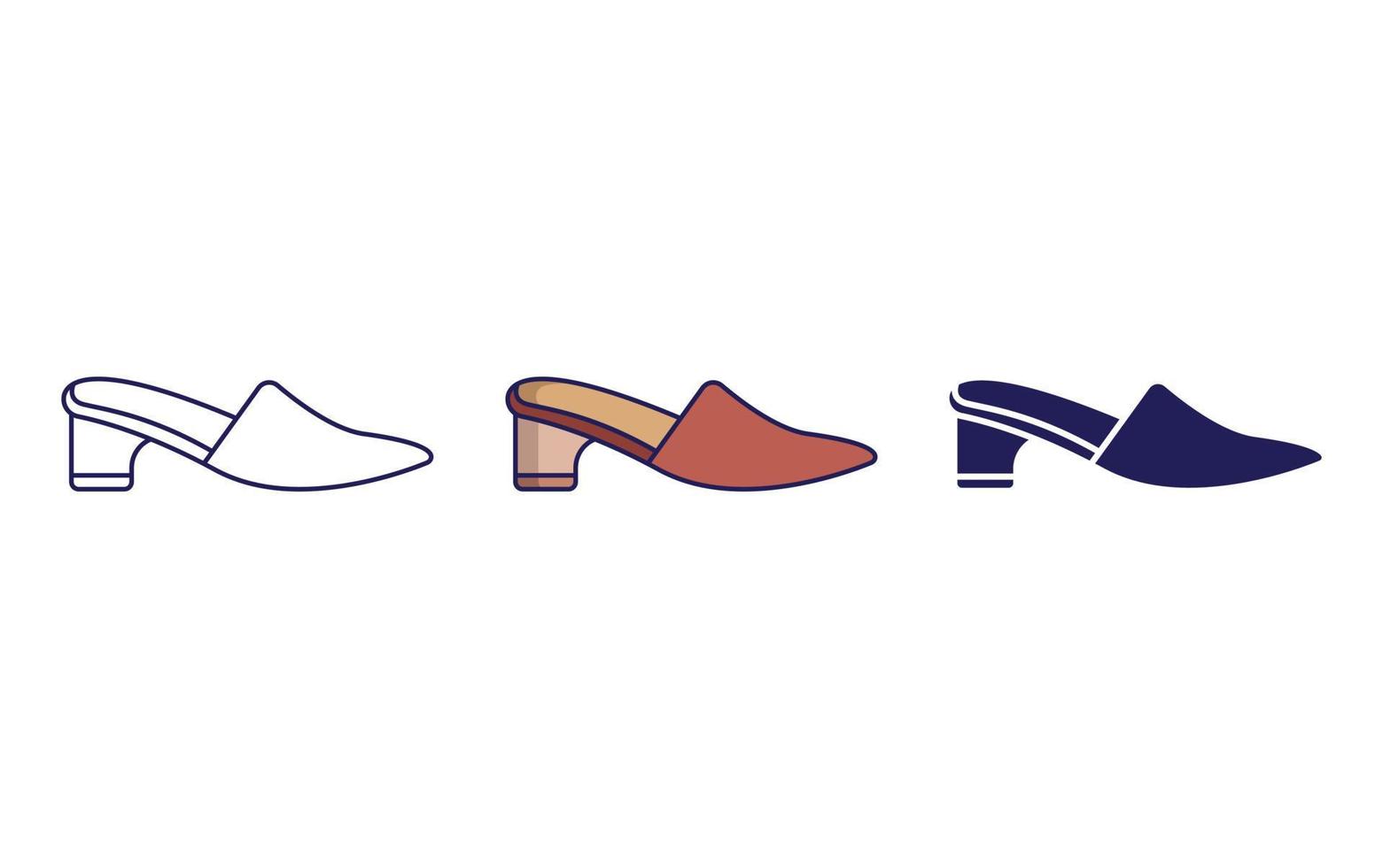 sandal vector icon
