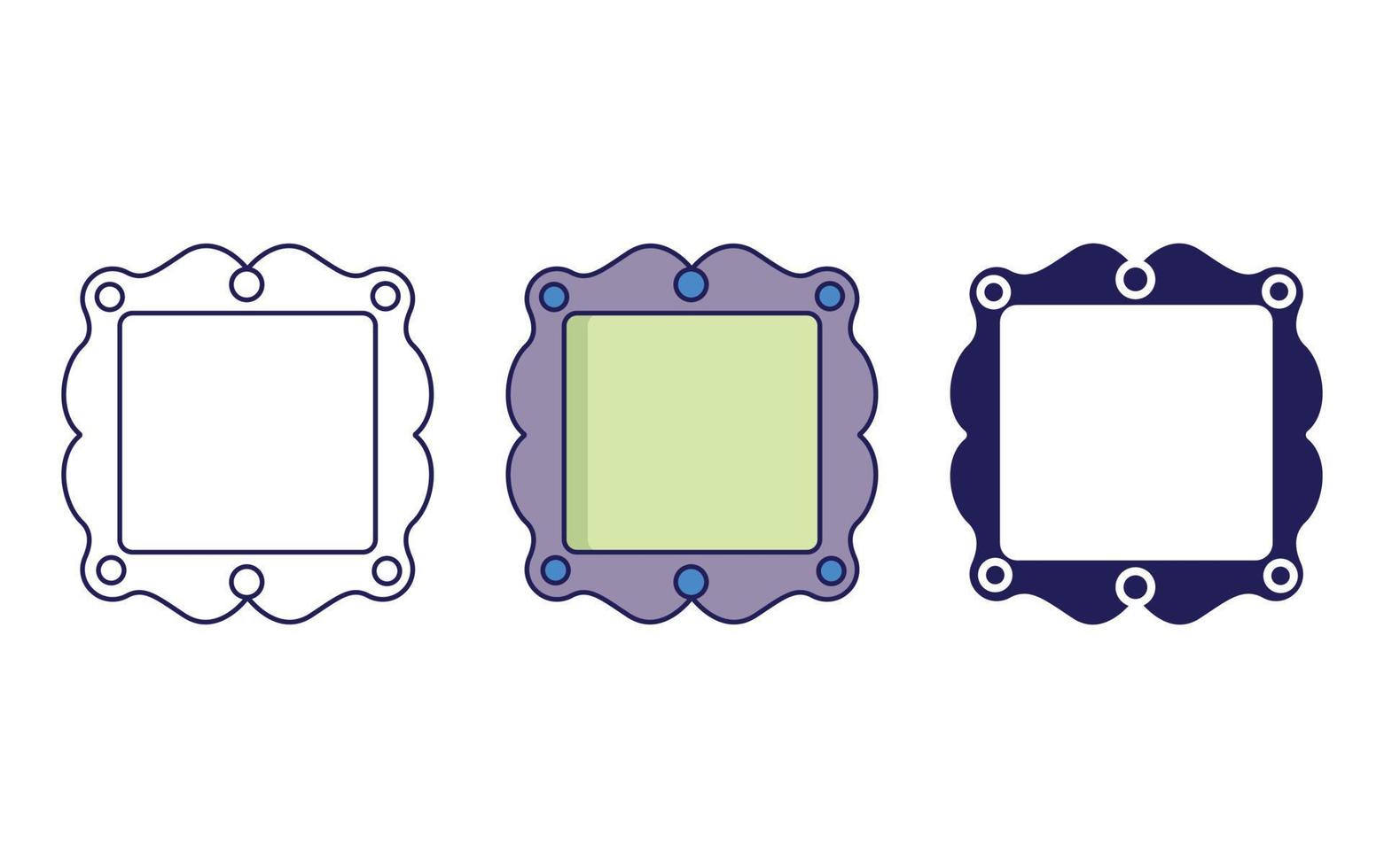 Frame vector icon