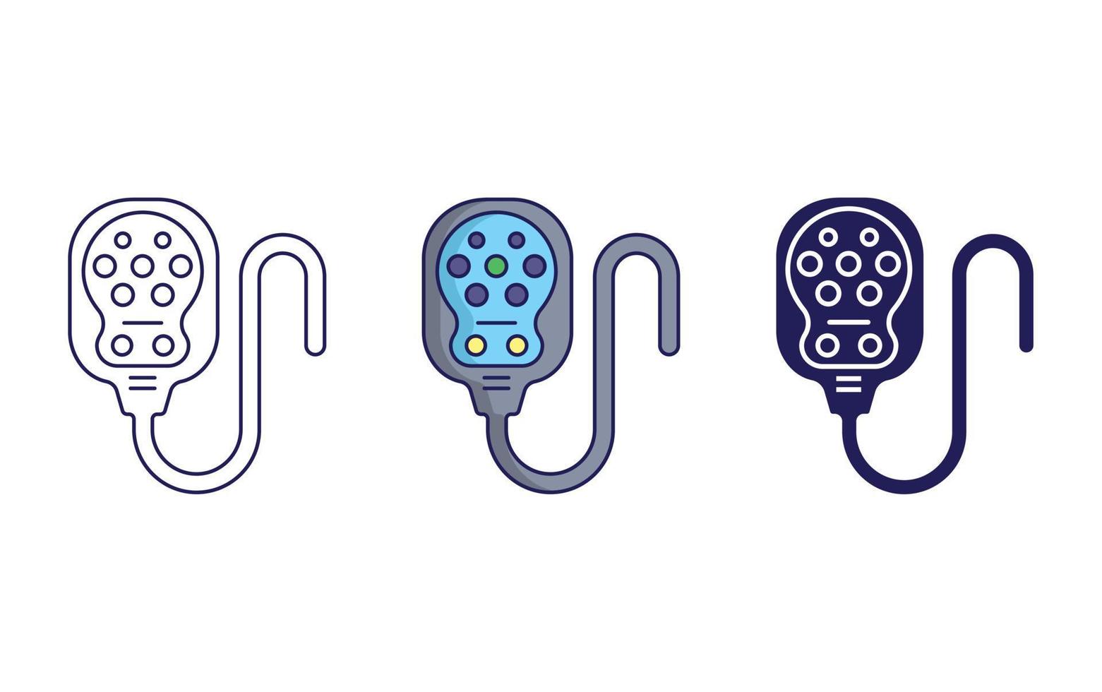EV charger vector icon