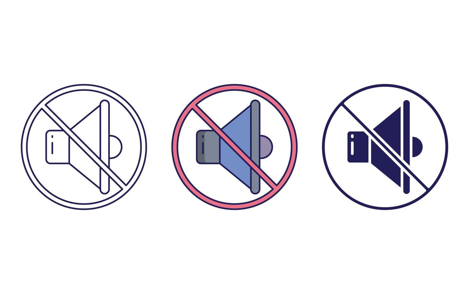 Mute vector vector icon
