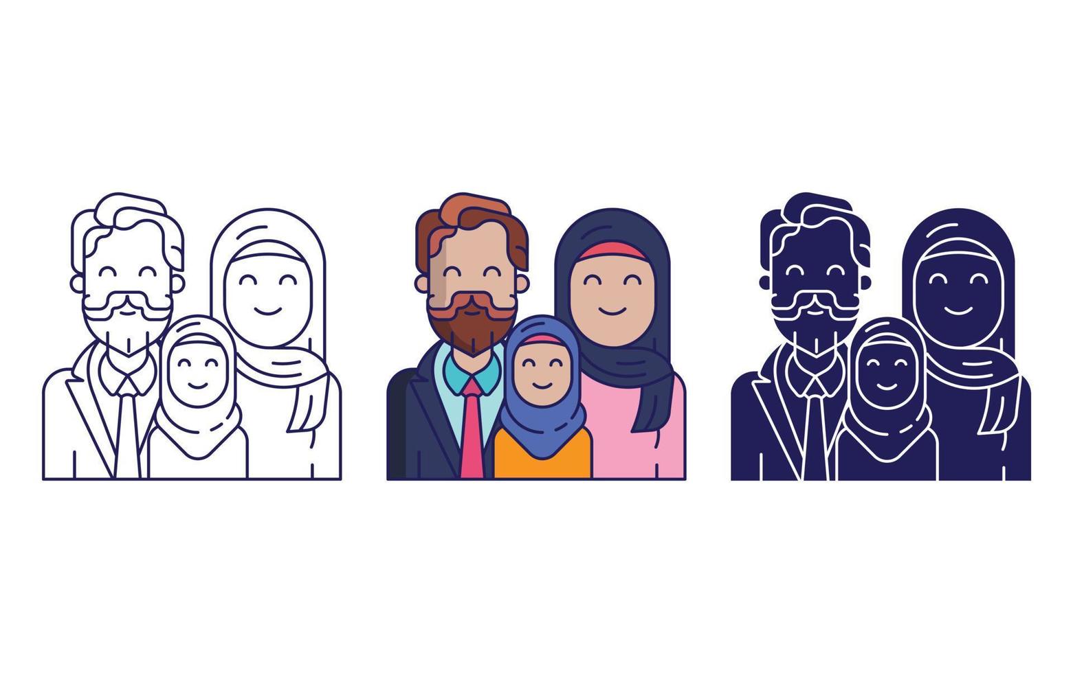 Family vector icon