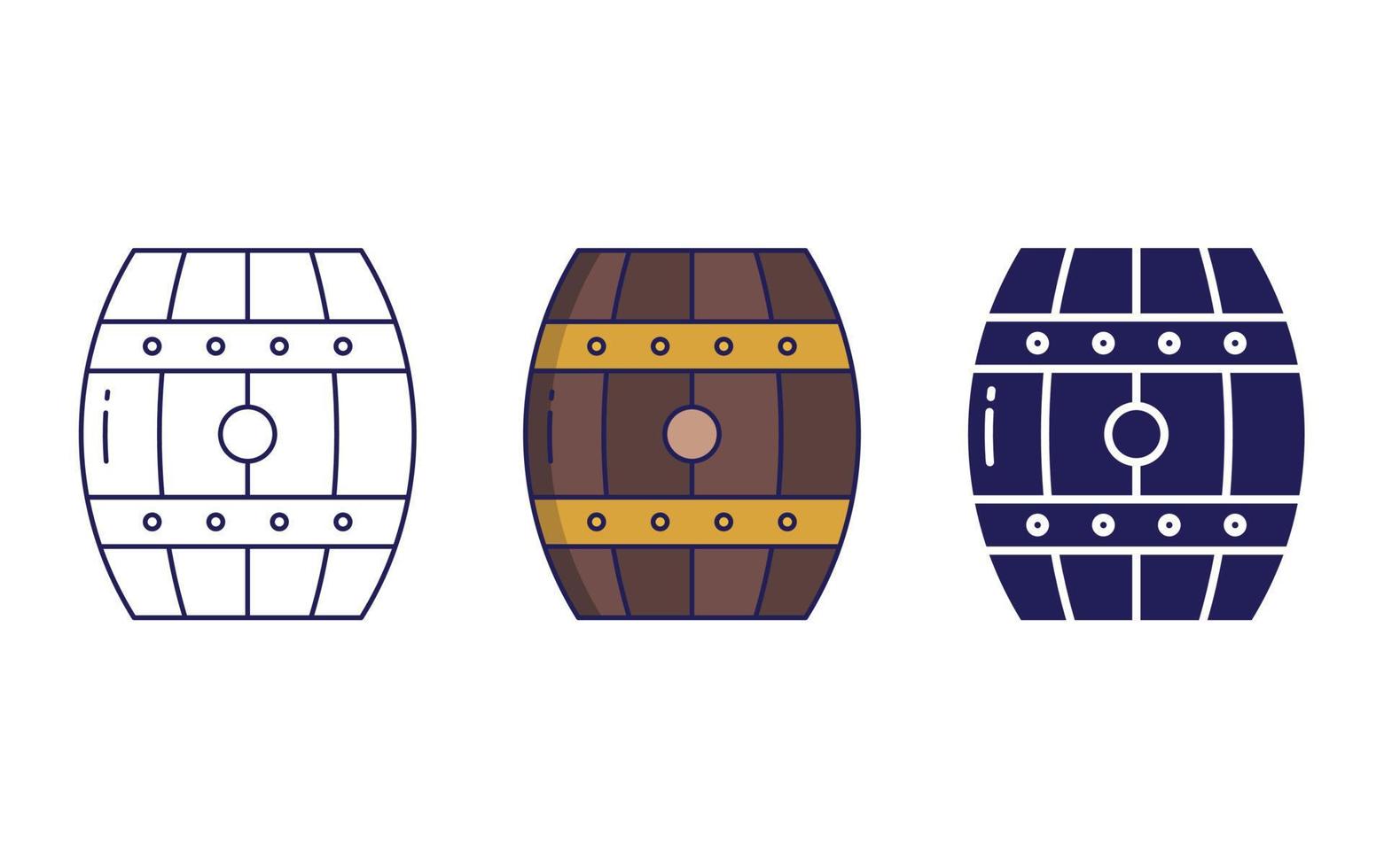 Barrel vector icon
