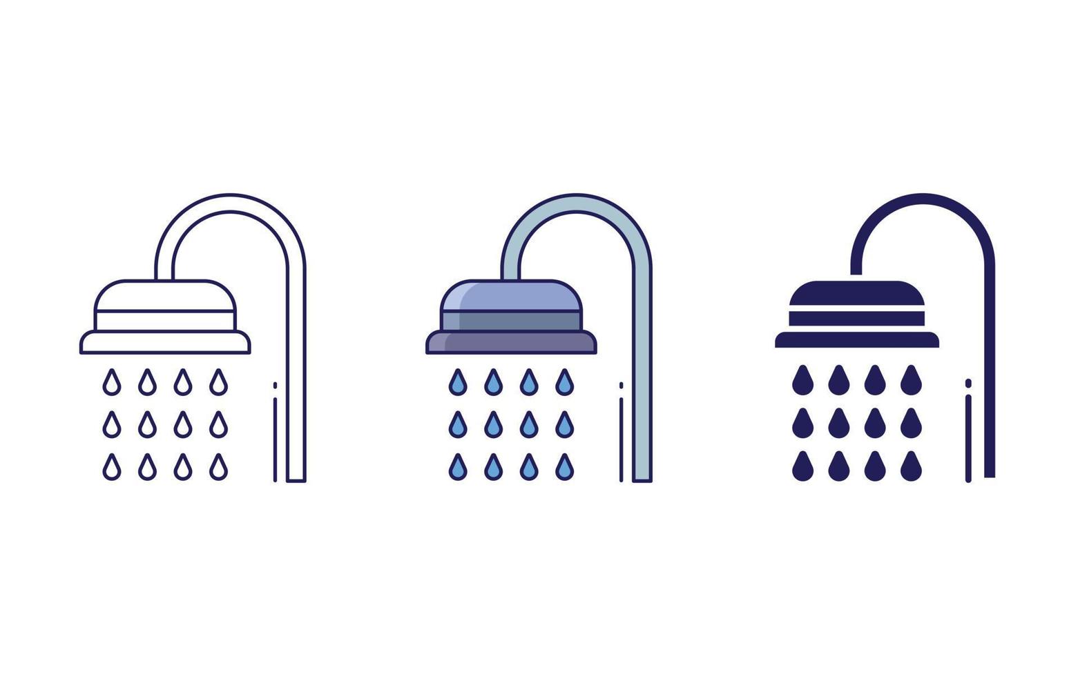 Shower vector icon