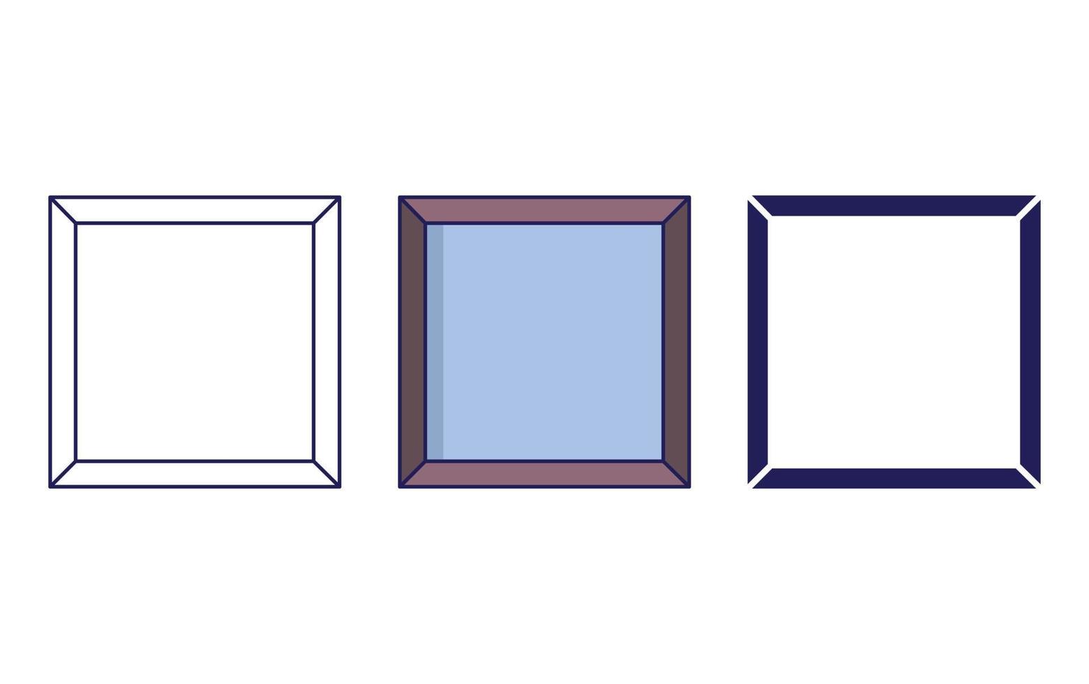 Frame vector icon