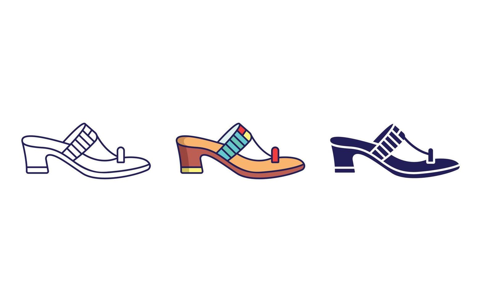 woman Footwear vector icon