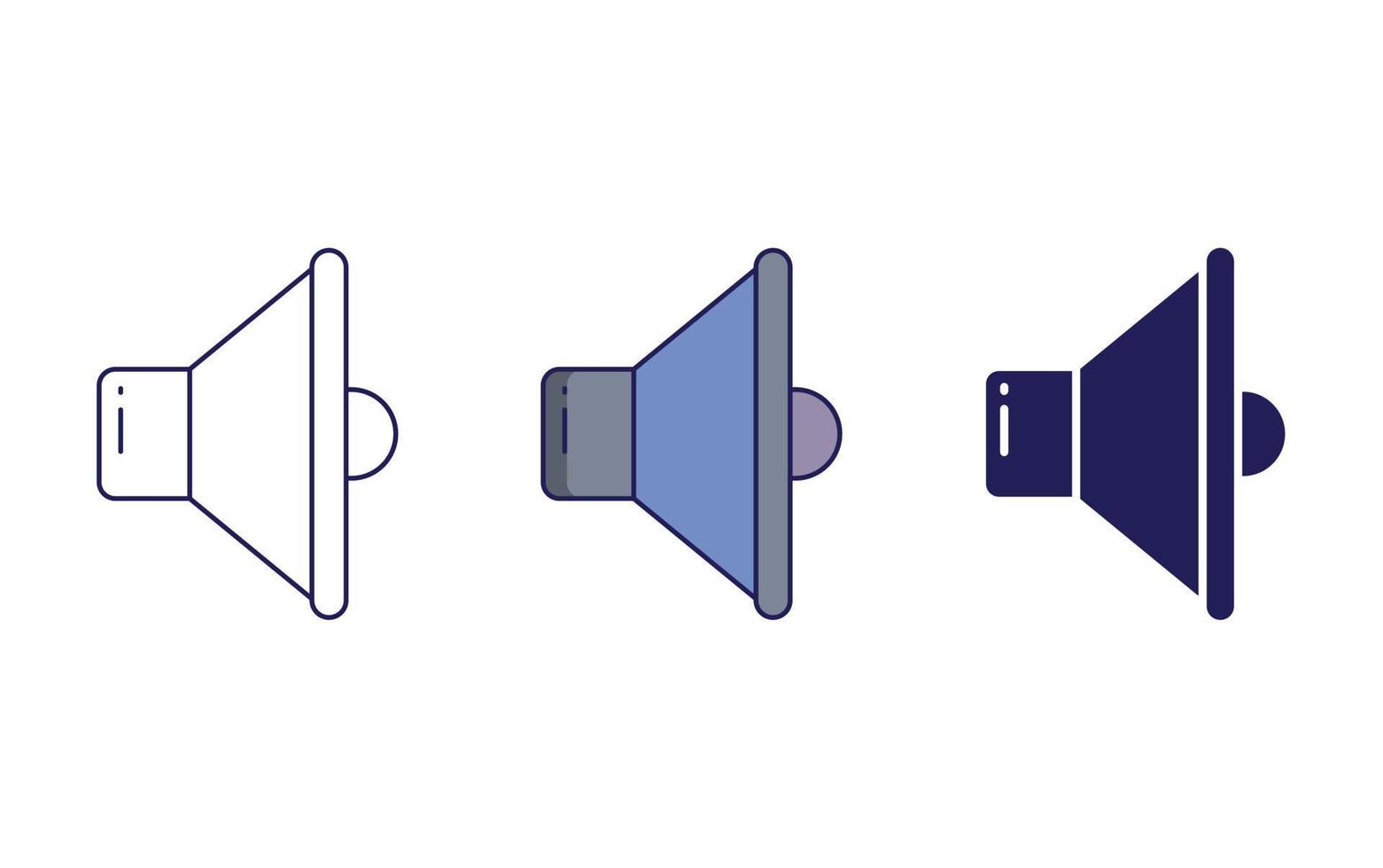 Speaker vector vector icon