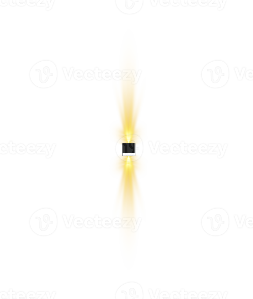 Gelb Scheinwerfer. Szene. Licht Auswirkungen. glühen Licht Wirkung. png