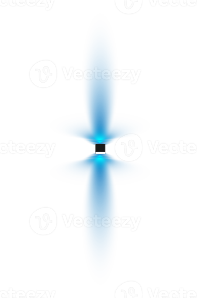 Blue Spotlights. Scene. Light Effects. Glow light effect. png