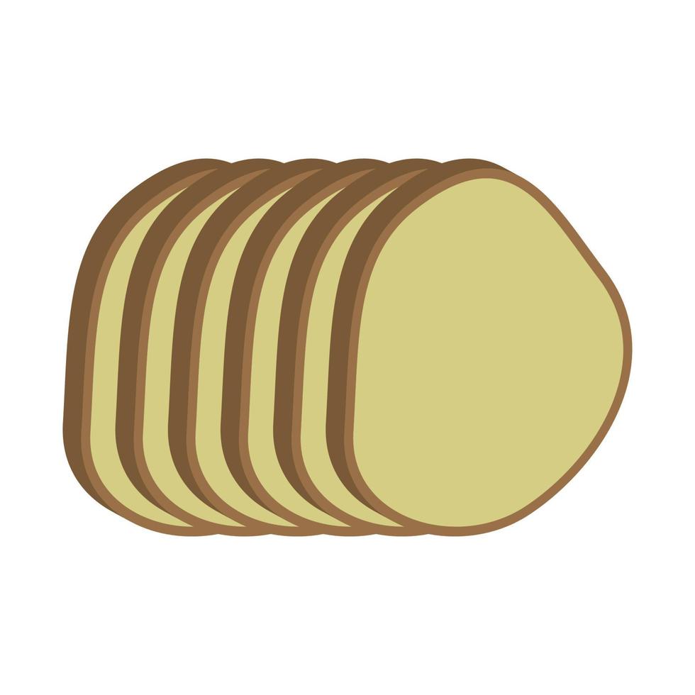 slice of cake icon vector