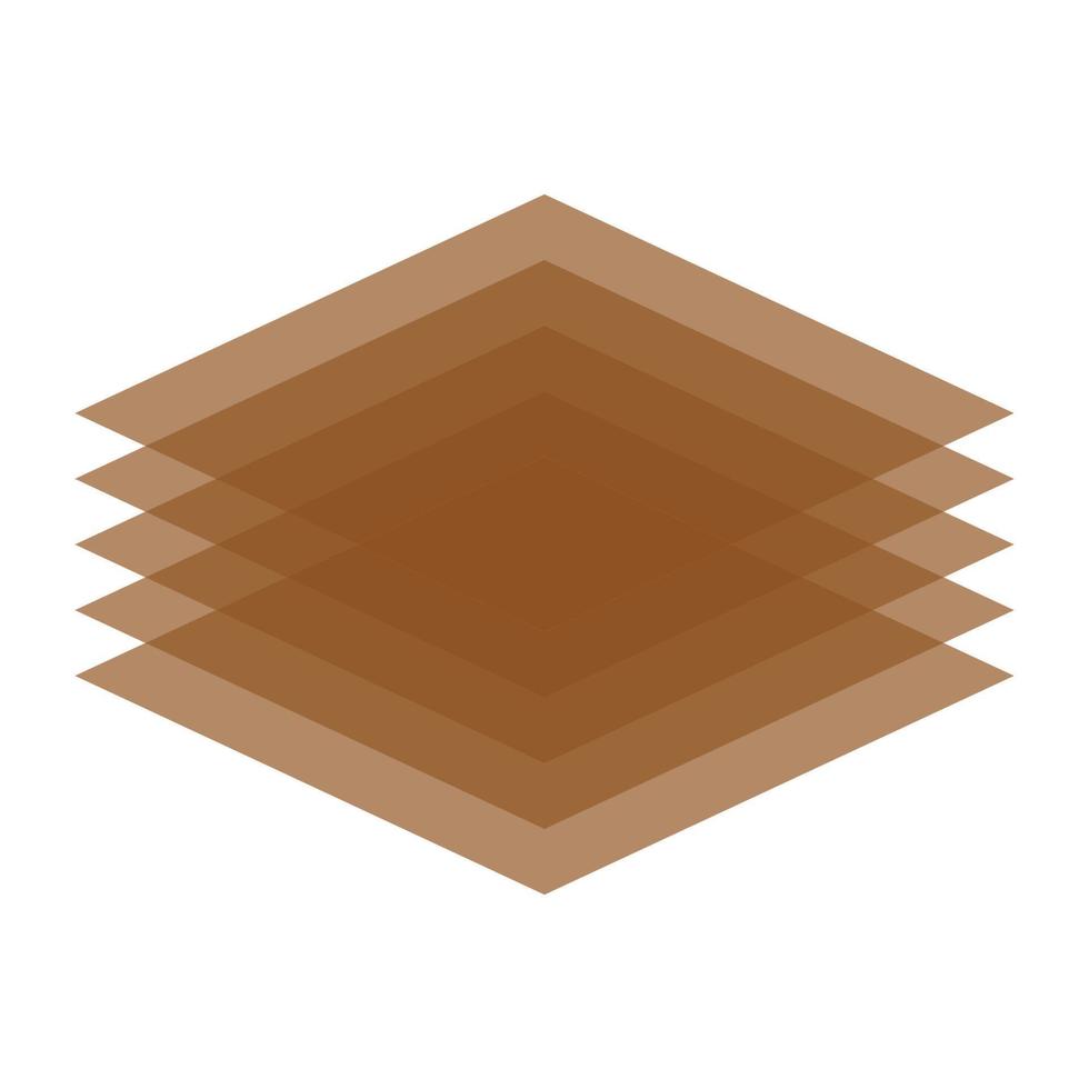 Stacked tower abstract server icon vector