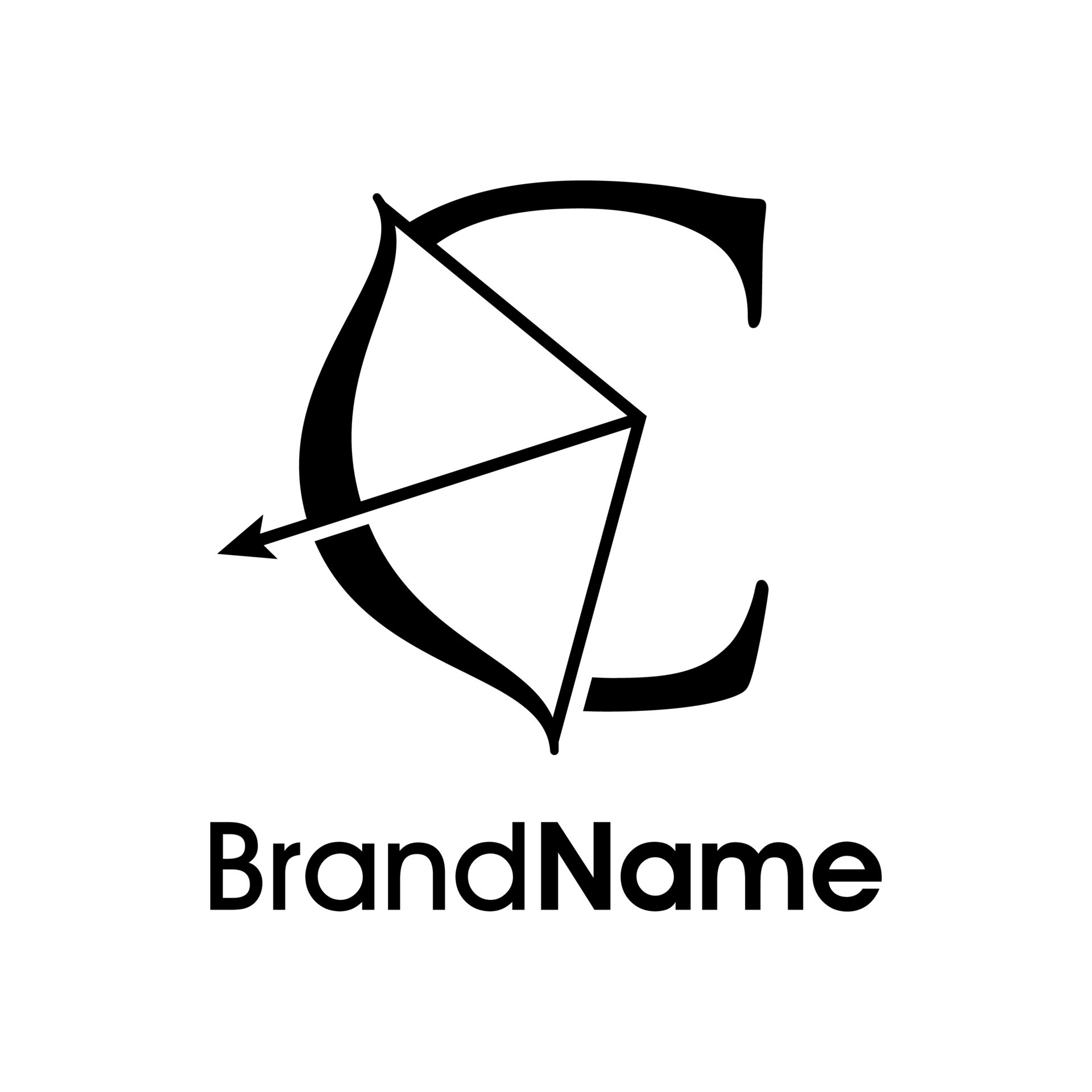 Elegant Initial C Arrow Logo 21521400 Vector Art at Vecteezy