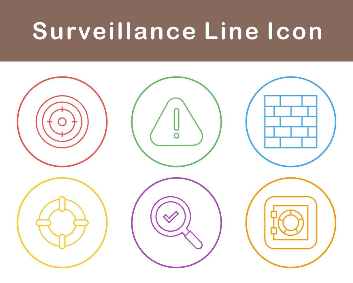 Surveillance Vector Icon Set