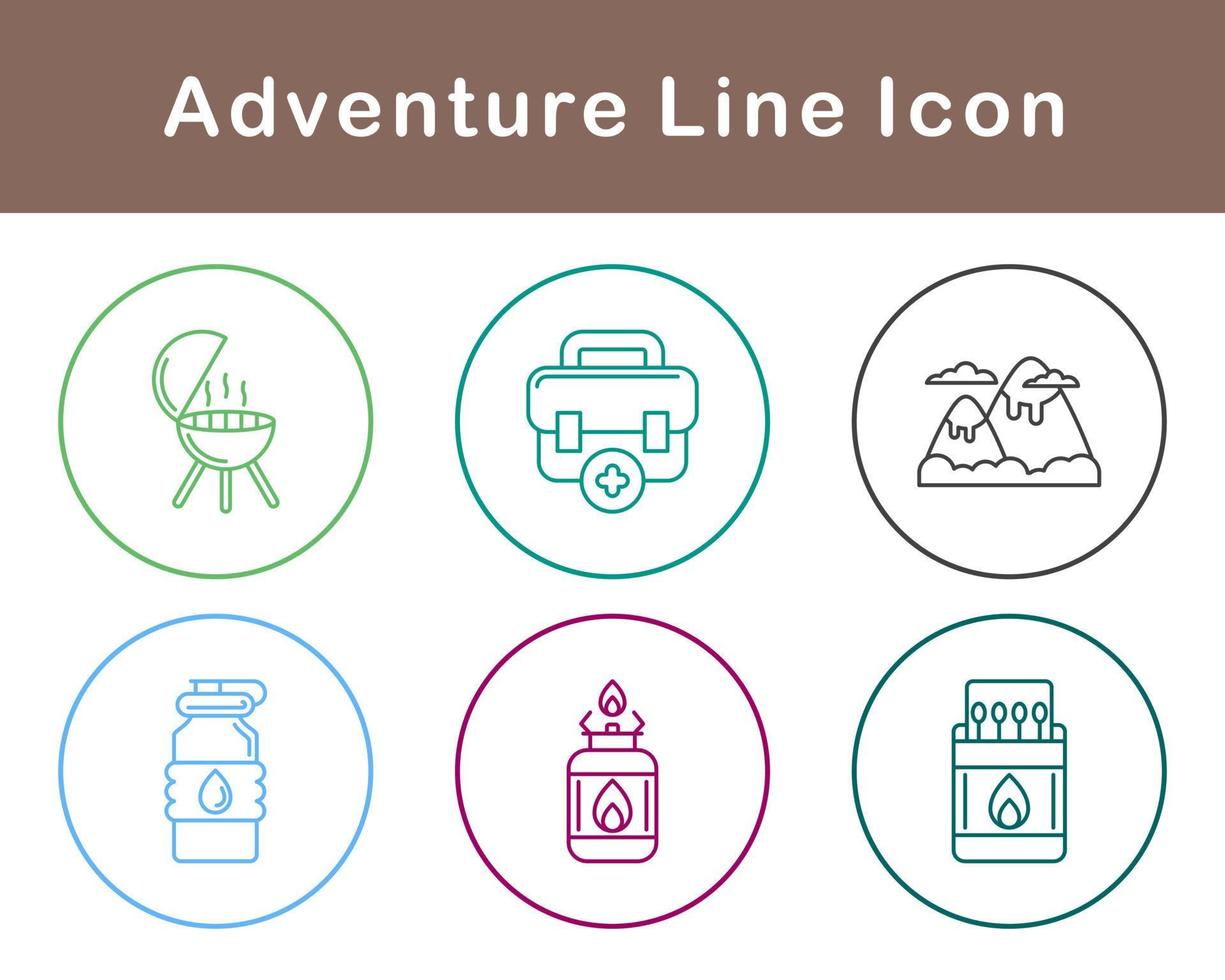Adventure Vector Icon Set