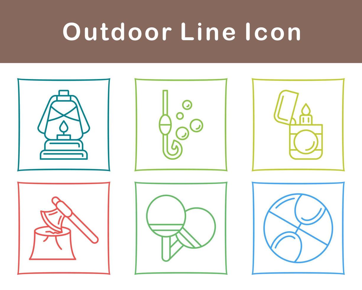 Outdoor Vector Icon Set