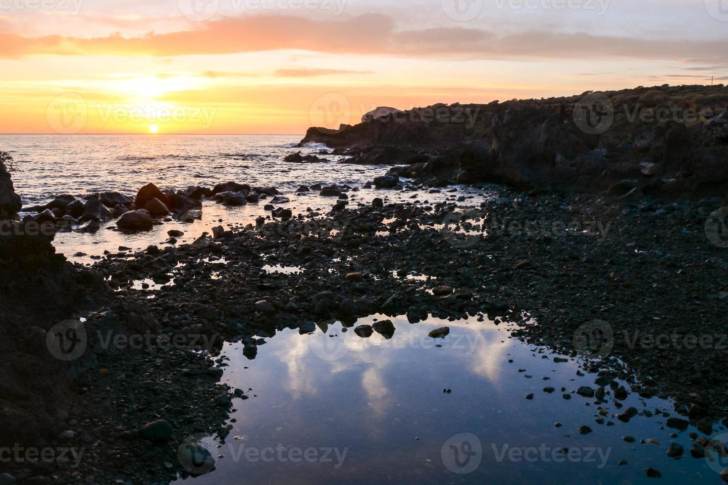 Scenic coastal view photo