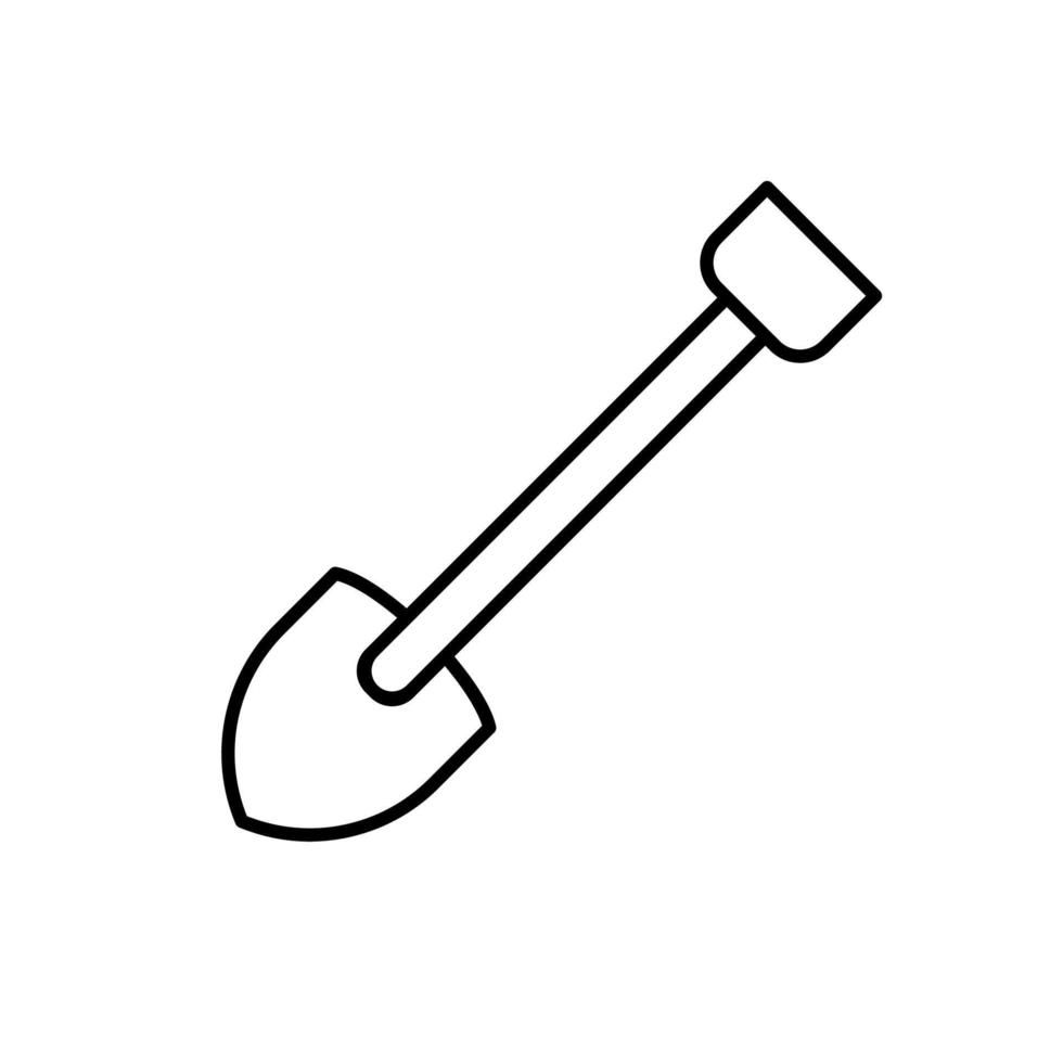 Shovel icon vector design templates