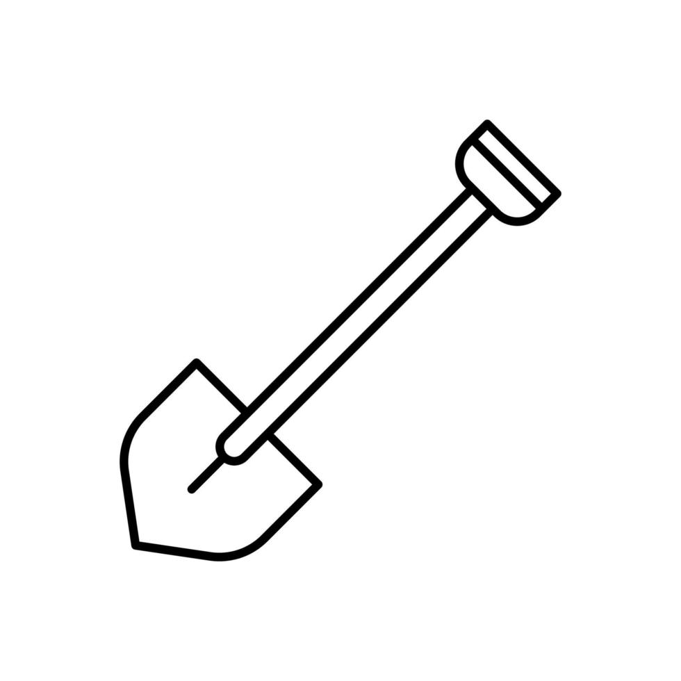 Shovel icon vector design templates