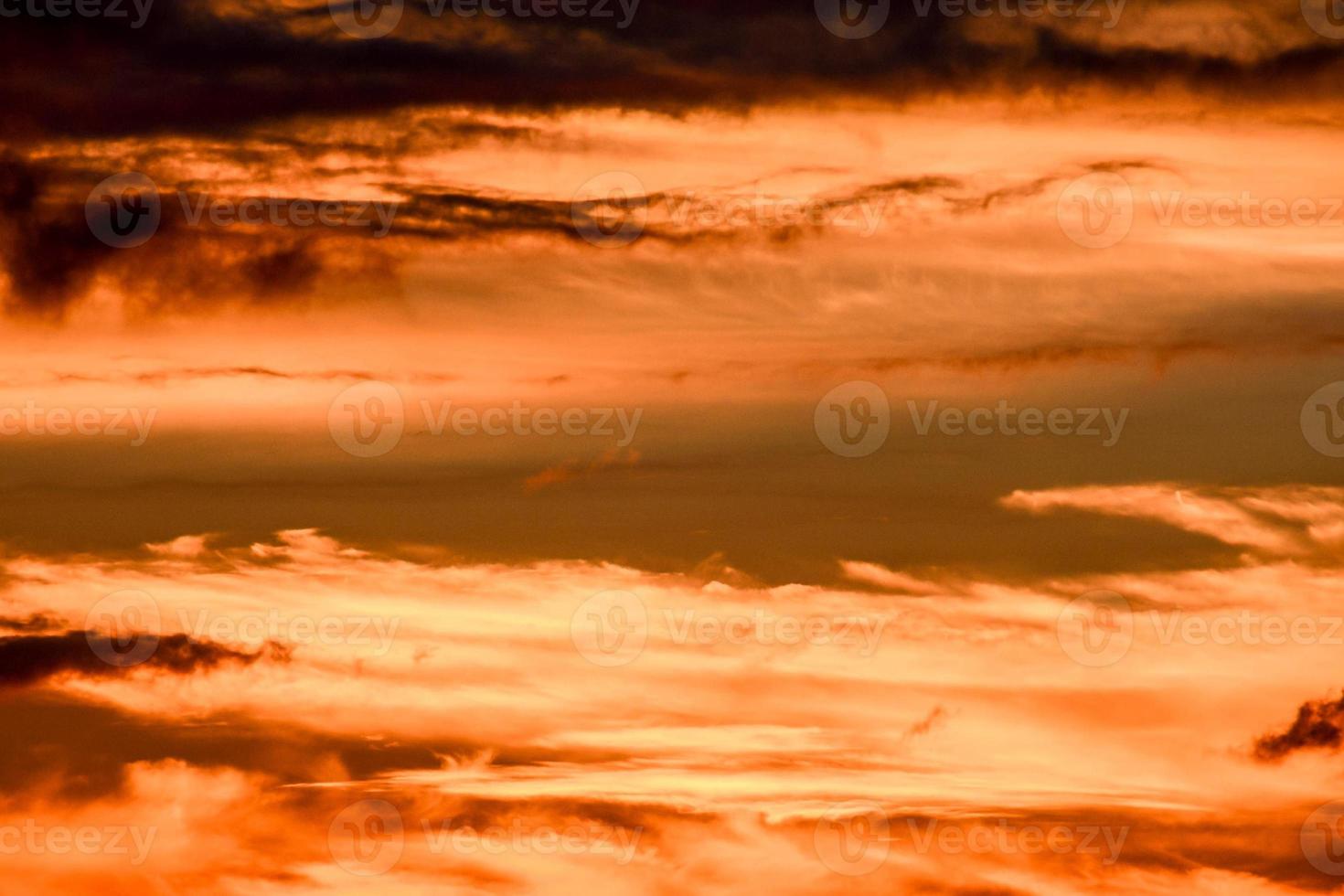 Colourful sunset sky photo