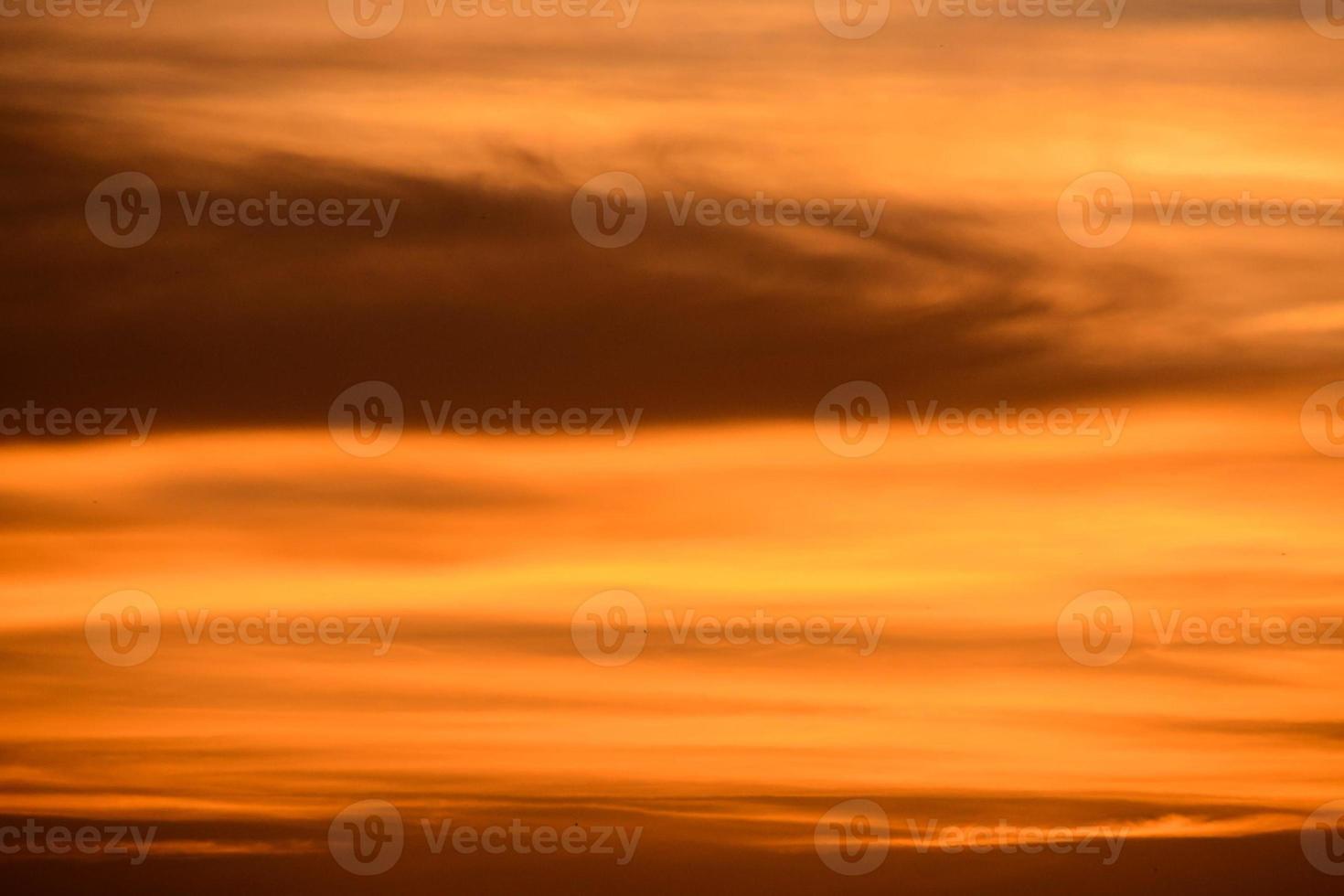 Colourful sunset sky photo