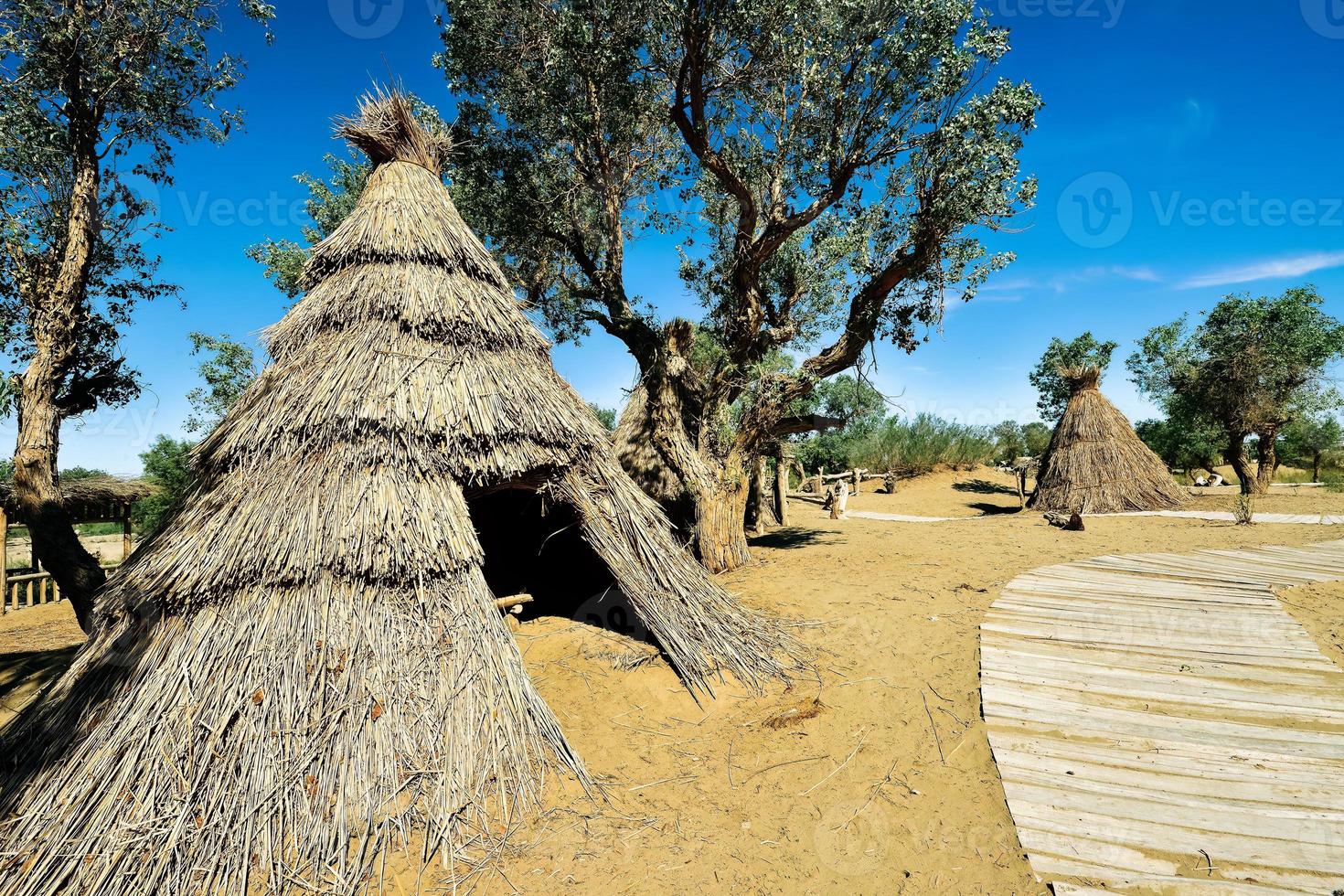 Explore the village of Lop Nur people in Xinjiang photo