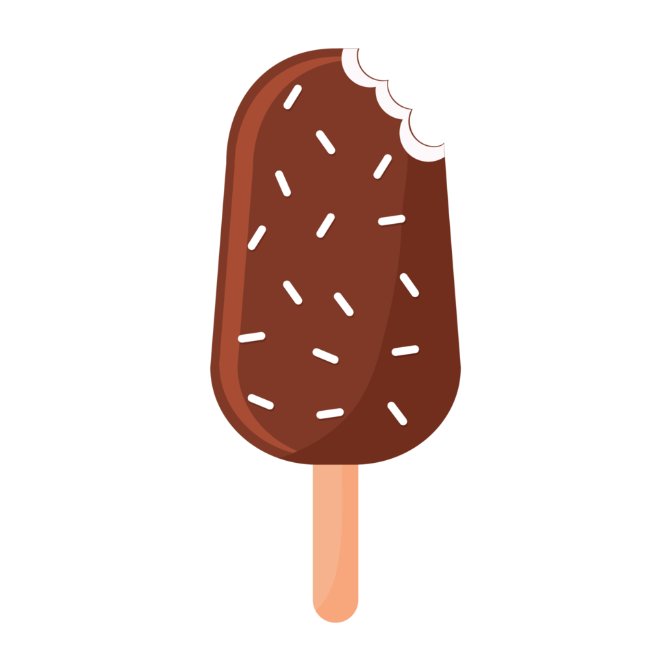 gelo creme ilustração plano estilo png