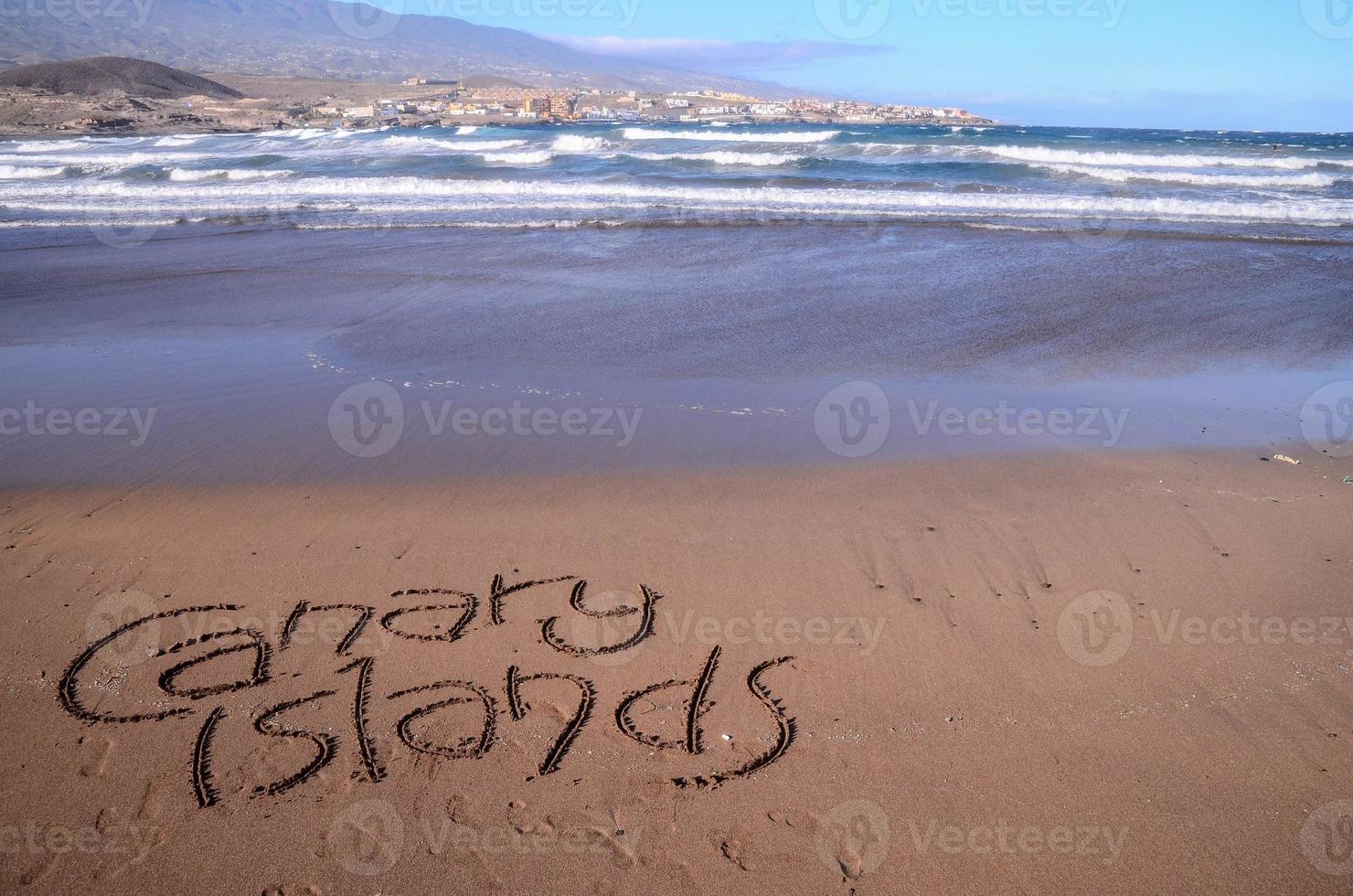 Beautiful beach on Tenerife photo