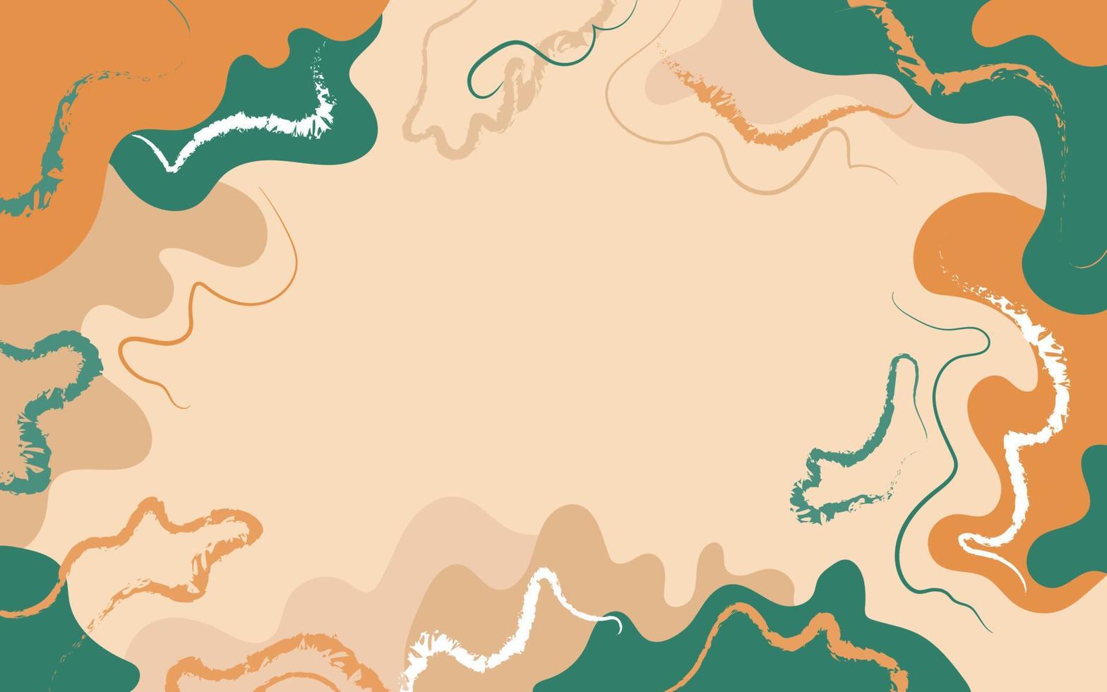 Hand drawn abstract doodle background vector