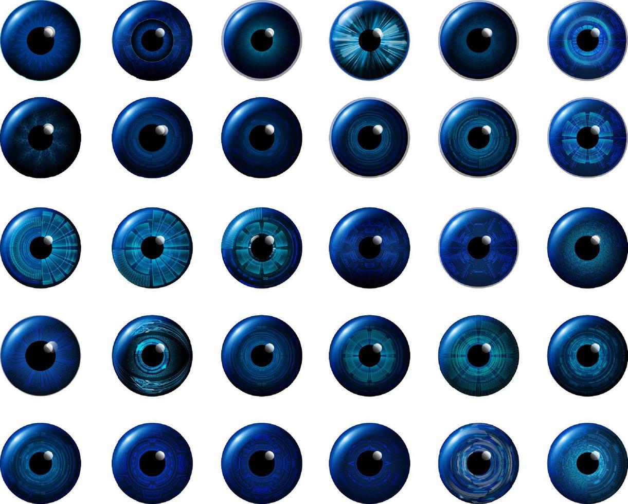 Modern Technology Eye Pack vector