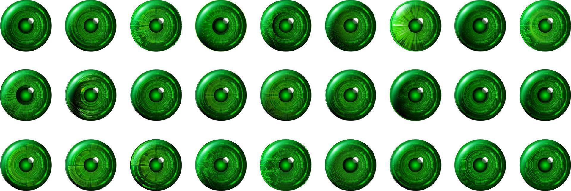 Modern Technology Eye Pack vector